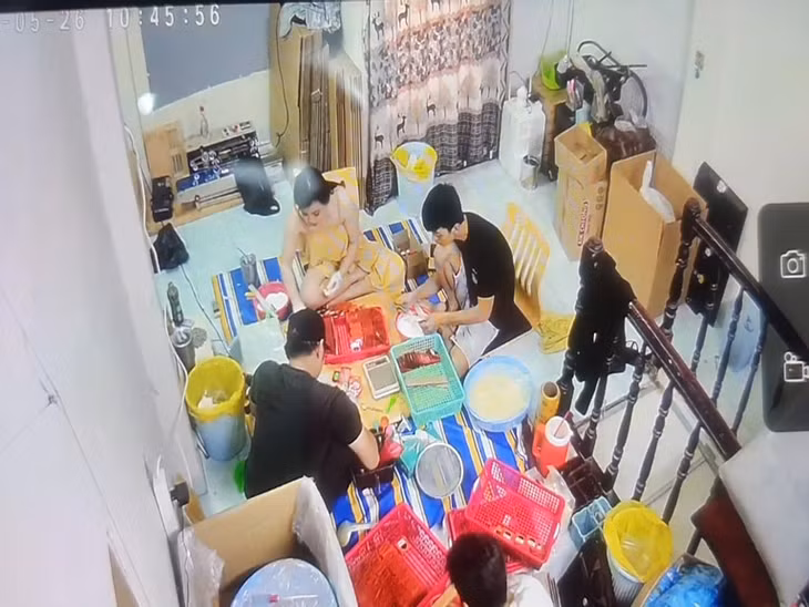 Hình ảnh các đối tượng đóng gói ma túy