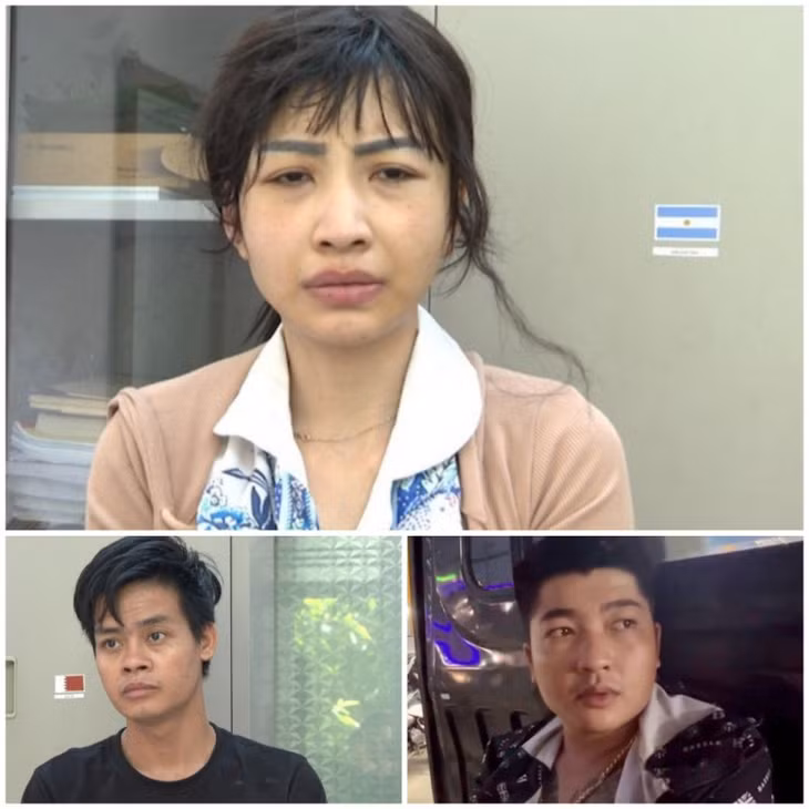 Các đối tượng Bùi Thuý Vy, Nguyễn Quốc Việt và Nguyễn Thanh Cường.