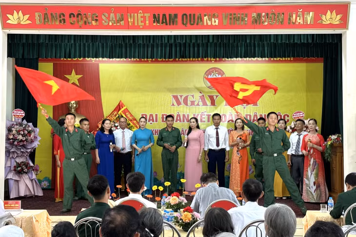 Quang cảnh của Ngày hội tại khu Lâm Sinh 2, phường Minh Thành ( TX Quảng Yên).