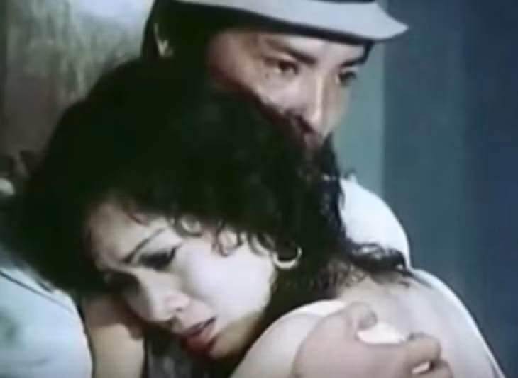 Hương Dung và Thương Tín trong phim Săn bắt cướp.