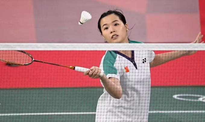 Tay vợt số một Việt Nam Nguyễn Thuỳ Linh. Ảnh: AFP