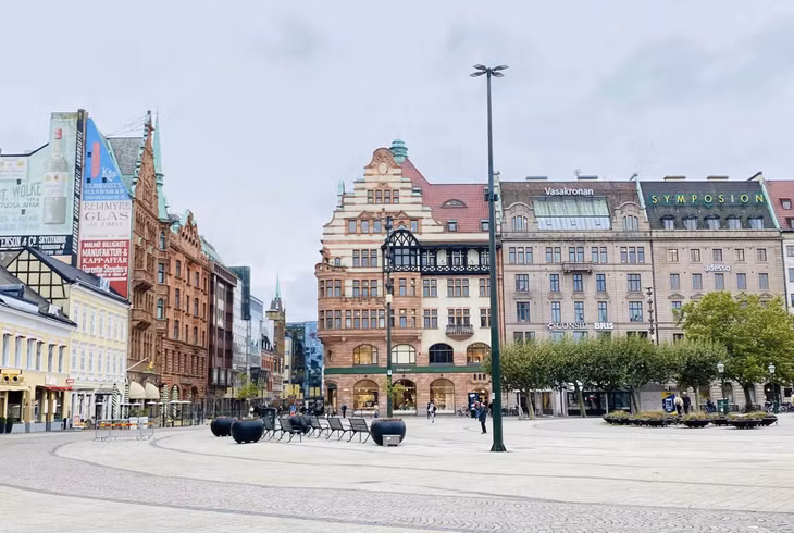 Thành phố Malmo cũng là nơi đăng cai Cuộc thi Ca khúc truyền hình châu Âu (sự kiện âm nhạc quan trọng ở châu Âu) năm 2024. Ảnh: Cao Việt Cường Cavicu