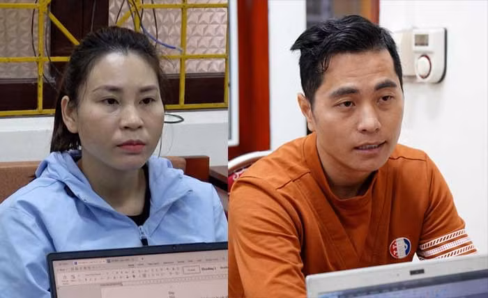 Đối tượng Nguyễn Thị Vinh và Nông Văn Âu.