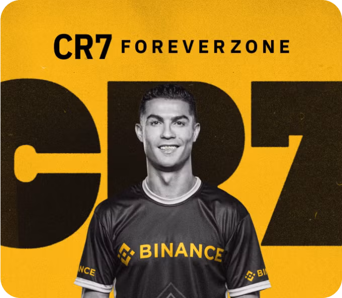 Hình ảnh của Cristiano Ronaldo trong bộ sưu tập NFT trên Binance. Ảnh: Binance