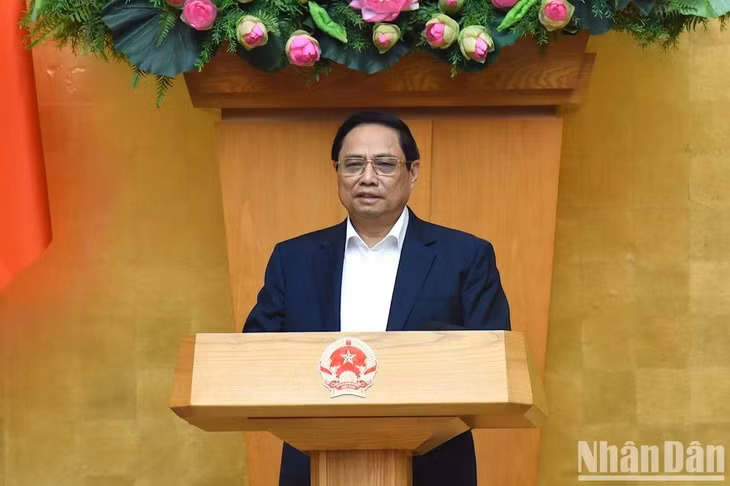Thủ tướng Phạm Minh Chính phát biểu.