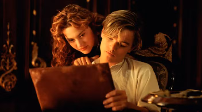 Leonardo DiCaprio và Kate Winslet trong bộ phim 'Titanic'.
