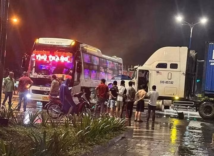 Hiện trường vụ tai nạn