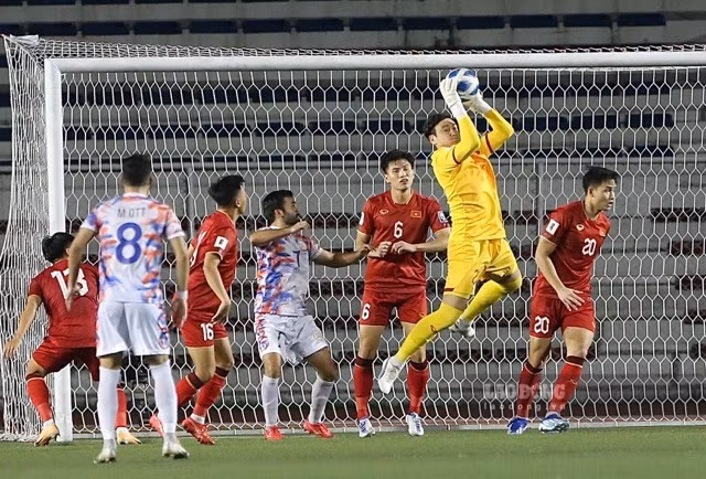 Tuyển Việt Nam giành chiến thắng 2-0 trước Philippines. Ảnh: Trung Thu