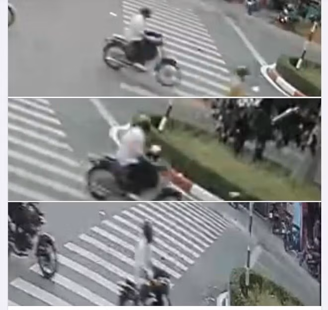 Công an truy tìm phương tiện và tài xế trong hình liên quan đến vụ tai nạn khiến cụ ông tử vong.Ảnh: Công an cung cấp