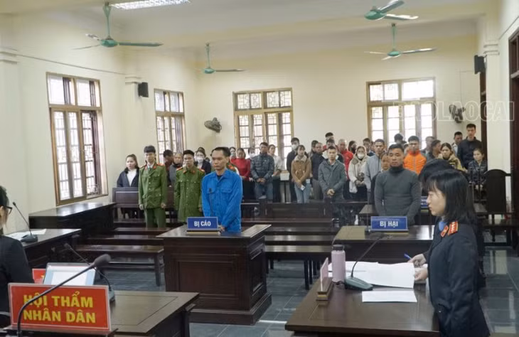 Bị cáo Sinh tại phiên tòa ngày 20/11.