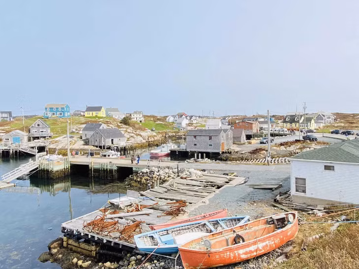 Peggy’s Cove được biết đến là nơi người châu Âu đến khai hoang và định cư sớm nhất ở Canada. Ảnh: Cao Việt Cường Cavicu