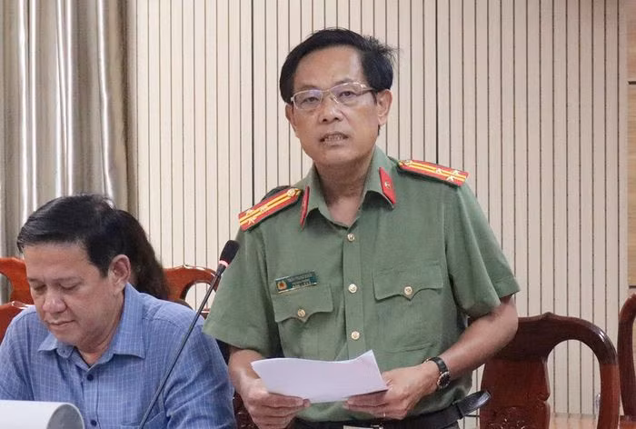Thượng tá Trần Trung Quốc, Trưởng phòng Tham mưu Công an tỉnh Đồng Tháp.