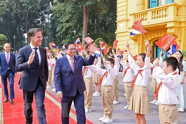 Thu tuong Pham Minh Chinh chu tri Le don Thu tuong Ha Lan Mark Rutte hinh anh 2