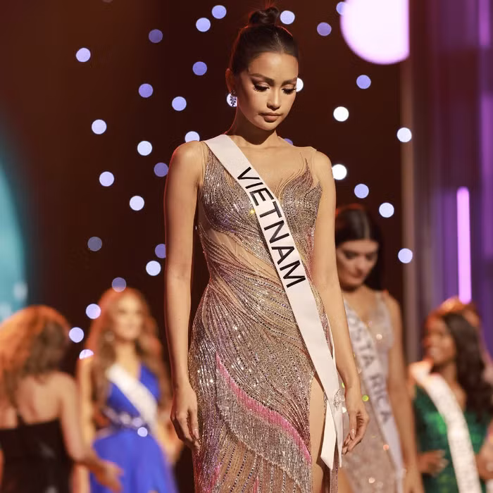 Ngọc Châu trượt top 16 chung cuộc tại Miss Universe 2022.