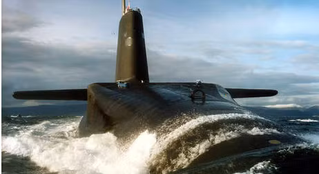 Tàu ngầm HMS Vanguard của Anh. Ảnh: AFP