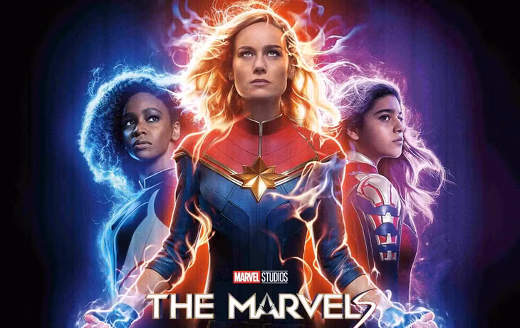 Bom tấn "The Marvels" đổ bộ rạp Việt. Ảnh: GLX.