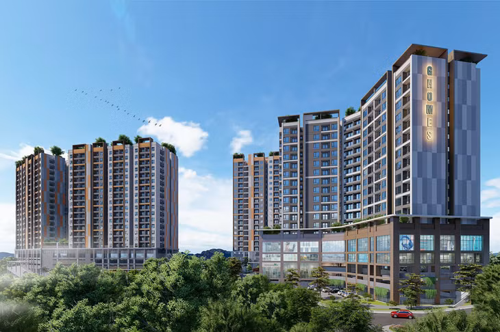 Phối cảnh Dự án nhà ở xã hội Khu dân cư đồi Ngân hàng.