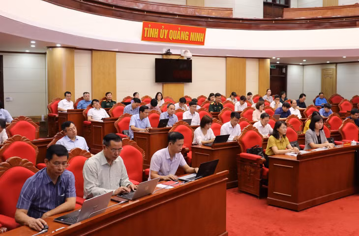 Ban Tuyên giáo Tỉnh ủy tổ chức Hội nghị báo cáo viên cấp tỉnh tháng 7/2023. Ảnh: Hoàng Quỳnh