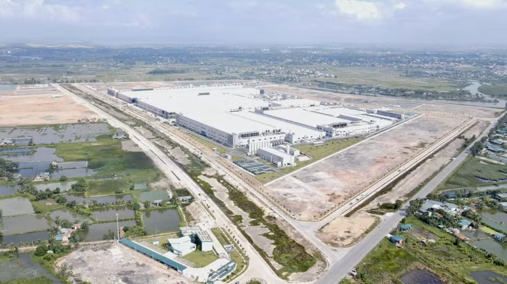 KCN Sông Khoai (TX Quảng Yên) từng bước hoàn thiện đồng bộ về hạ tầng, thu hút nhiều nhà đầu tư thứ cấp.