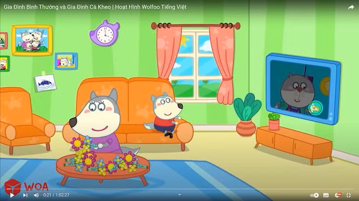 Hoạt hình Wolfoo do Sconnect Việt Nam sản xuất đạt khoảng 3 tỷ lượt xem mỗi tháng, phát hành trên nhiều nền tảng số toàn cầu. (Ảnh chụp màn hình)