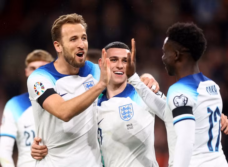 ĐT Anh nối dài mạch bất bại ở vòng loại EURO 2024. (Ảnh: Reuters).