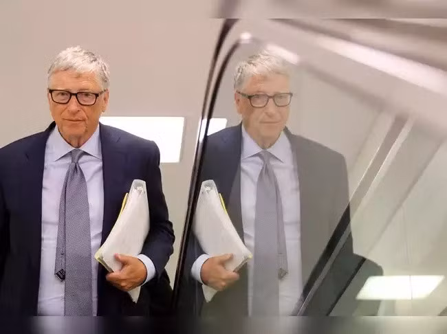 Tỷ phú Bill Gates ở Đồi Capitol, Washington hôm 29/3. Ảnh: Economictimes
