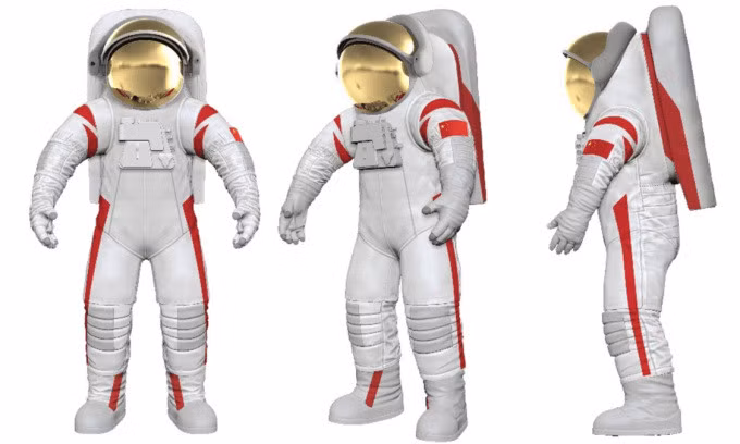 Bộ đồ vũ trụ mới của Trung Quốc. Ảnh: Third Space Suit Technology Forum