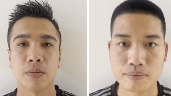 Hai đối tượng Tống Ngọc Anh và Nguyễn Văn Hải.