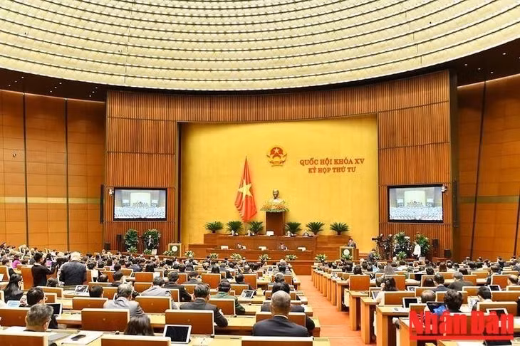 Quang cảnh Kỳ họp thứ 4, Quốc hội khóa XV.