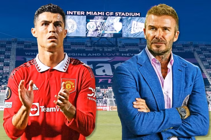 Beckham muốn đưa Ronaldo sang Mỹ.