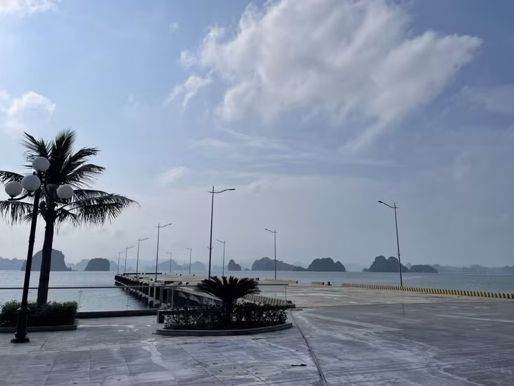 Khu vực âu tàu Bến cảng cao cấp Ao Tiên Vân Đồn.