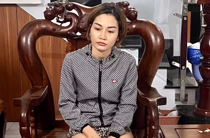 Đối tượng Vũ Thị Diệp. Ảnh: CA