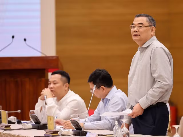 Trung tướng Tô Ân Xô, Chánh Văn phòng Bộ Công an: Vụ án tại Công ty An Đông là vụ án rất khó, nhưng phải làm, càng khó càng quyết tâm làm - Ảnh: VGP/Nhật Bắc