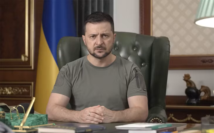 Tổng thống Ukraine Volodymyr Zelensky. Ảnh: CNN
