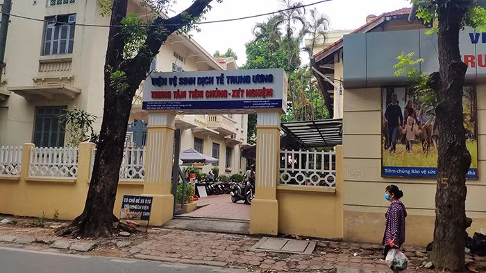 Trụ sở Viện Vệ sinh dịch tễ Trung ương.