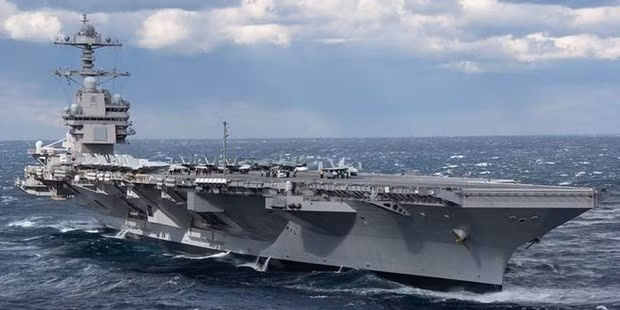 My trien khai tau san bay moi nhat USS Gerald R. Ford hinh anh 1