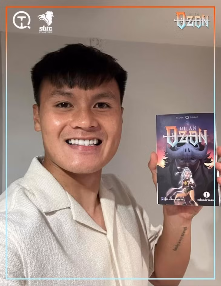 Cầu thủ Quang Hải hào hứng với siêu phẩm manga Việt - Bí ẩn Ozon.