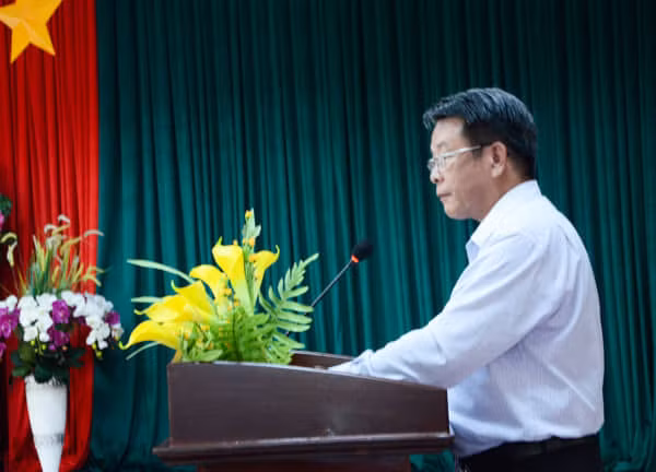 Ông Tạ Văn Bửu - nguyên Chủ tịch UBND huyện Đất Đỏ. Ảnh: CTV