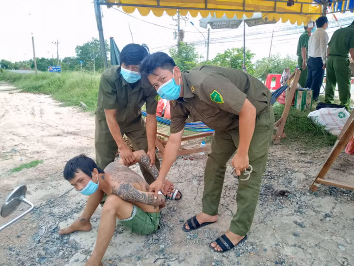 Phủ quậy phá bị tổ kiểm soát dịch khống chế.