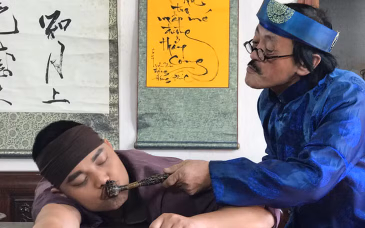 Nghệ sĩ Giang Còi trong một cảnh hài. Ảnh: FB nghệ sĩ.