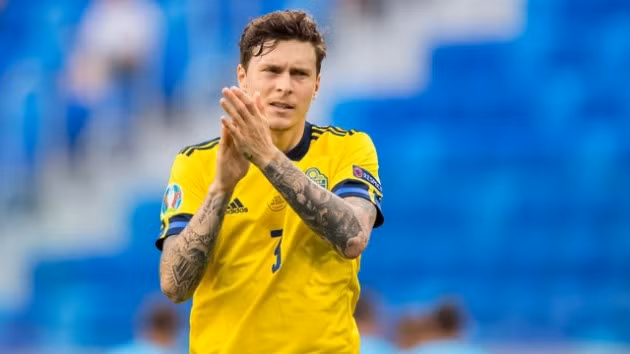 Lindelof là đội trưởng mới của tuyển Thụy Điển.