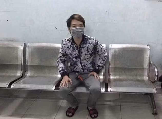 Đối tượng Võ đến công an trình diện sau vụ việc. Ảnh: CN