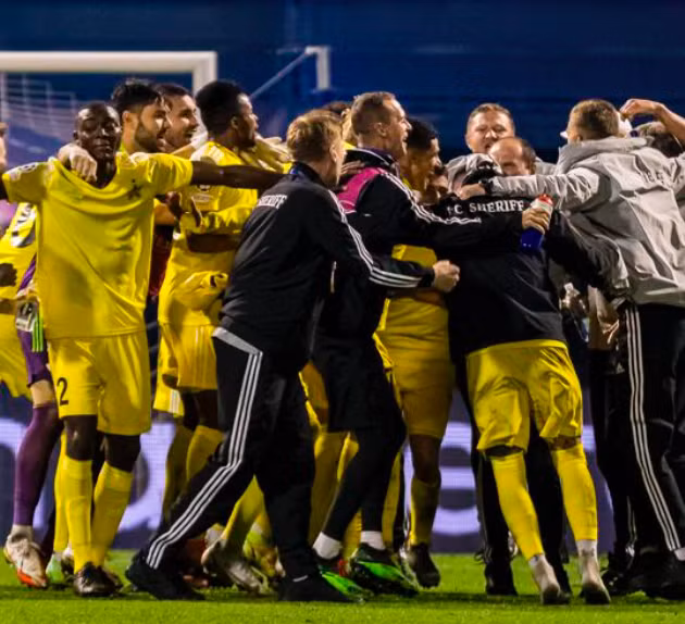 Sheriff trở thành đội bóng Moldova đầu tiên lọt vào tới vòng đấu bảng Champions League.