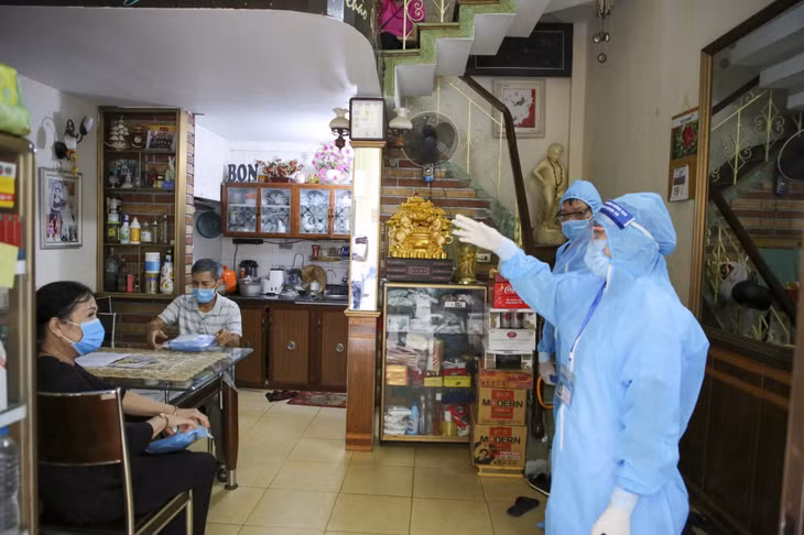 Các đối tượng F0 được tuyên truyền vận động đến nơi cách ly.