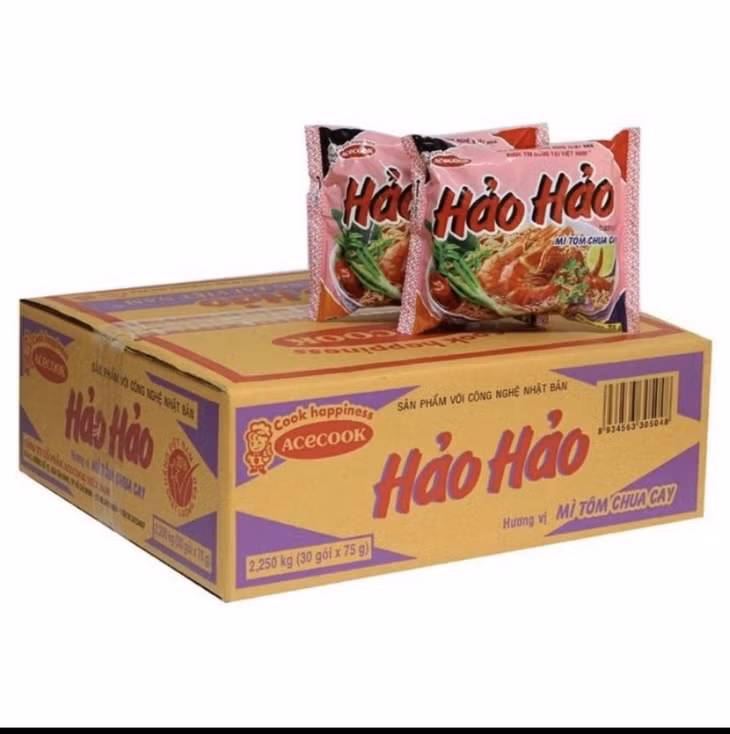 Sản phẩm mỳ Hảo Hảo của Acecook. Sản phẩm mỳ Hảo Hảo của Acecook.