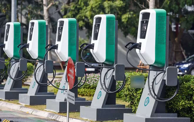 VinFast hãng xe đầu tiên tại Việt Nam xây dựng và phát triển xe điện (Ảnh VinFast cung cấp).