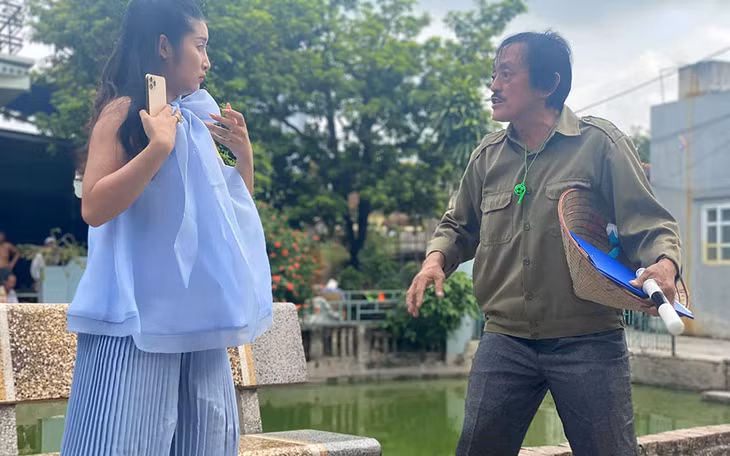 Nghệ sĩ Giang Còi trong một cảnh hài. Ảnh: FB nghệ sĩ