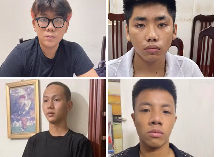 4 đối tượng Khánh, Bình, Hiếu, Dương