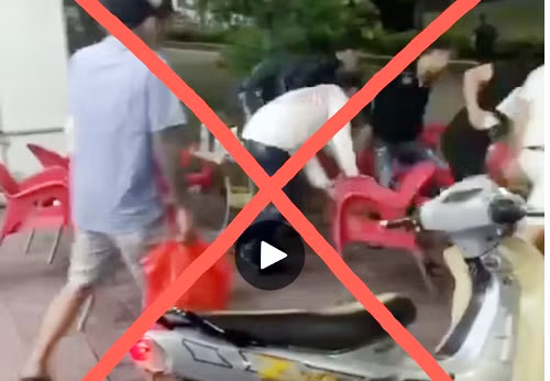 Hình ảnh cắt từ clip trên trang Facebook "Độc Cô Cầu Bại".