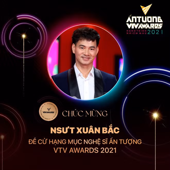 Cũng trong thời điểm này, Xuân Bắc còn có tên trong hạng mục đề cử Nghệ sĩ của năm - VTV Awards 2021.